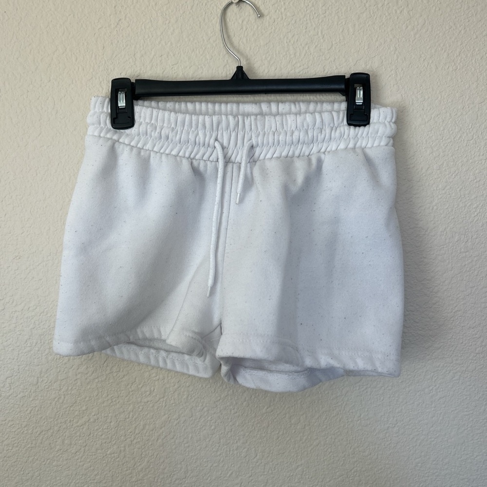 White comfy shorts